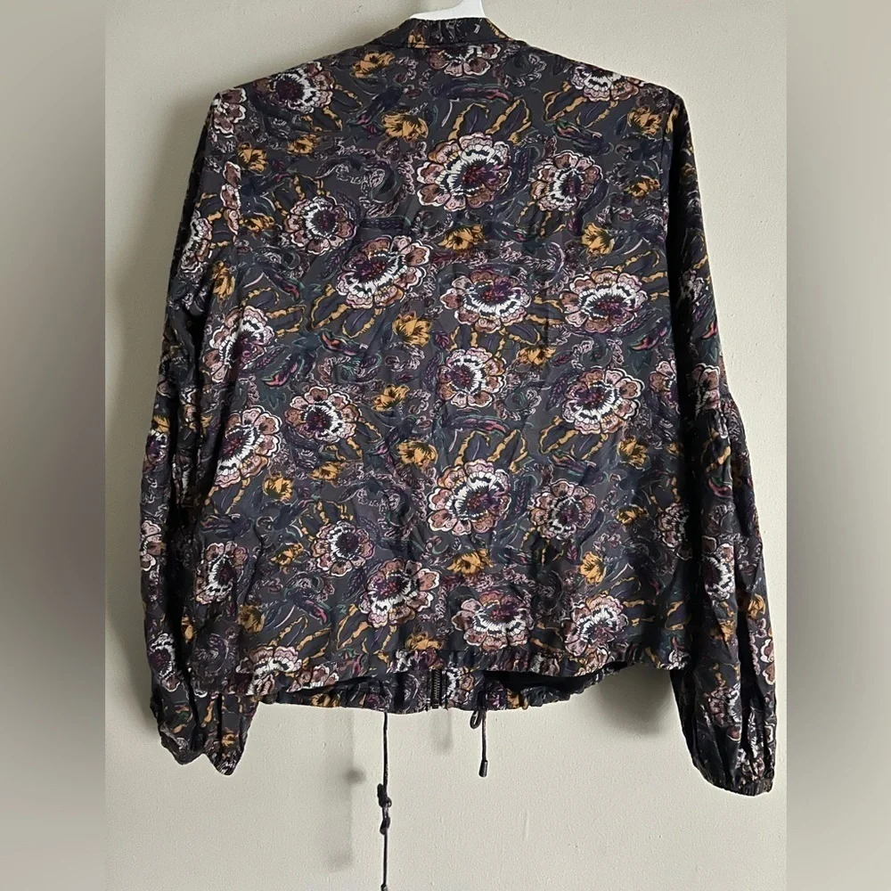 Free People Women’s Floral Bomber Jacket Size Small